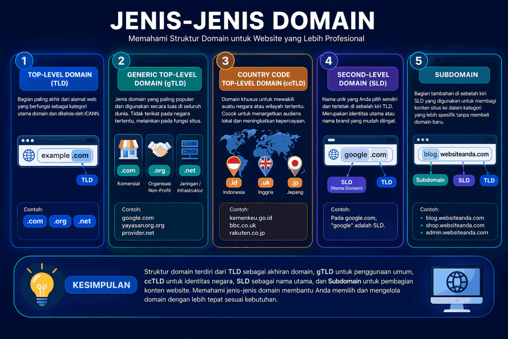 jenis jenis domain